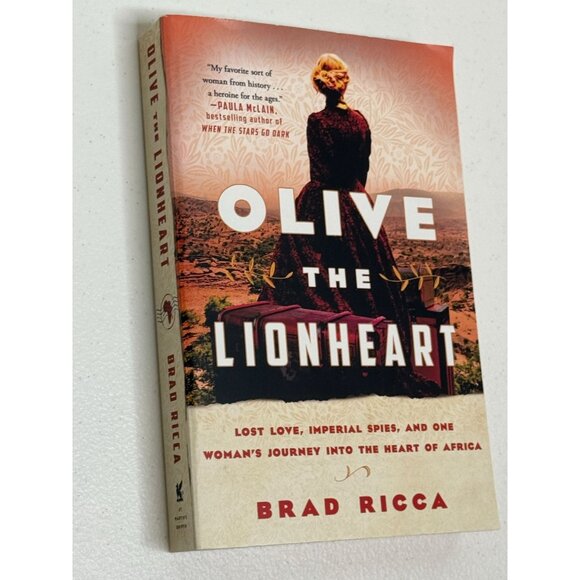 Olive the Lionheart by Brad Ricca Paperback Women’s History Adventure Memoir - Picture 2 of 5